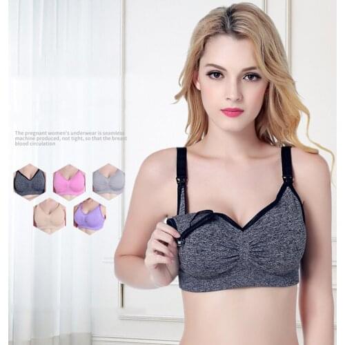Full Figure Wire Free Nursing Breastfeeding Nursing Bras Pregnant Breastfeeding Pregnancy Women Underwear Breast Feeding Bra