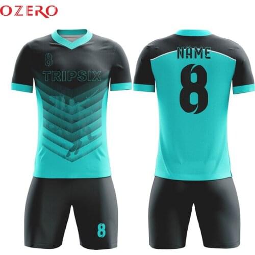 Cheap soccer uniform sublimation printing embroidery logo custom unique design soccer jersey