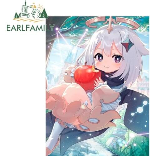 EARLFAMILY 13cm x 9.8cm For Genshin Impact Car Stickers Laptop Fine Decal Interesting Car Styling Waterproof Occlusion Scratch