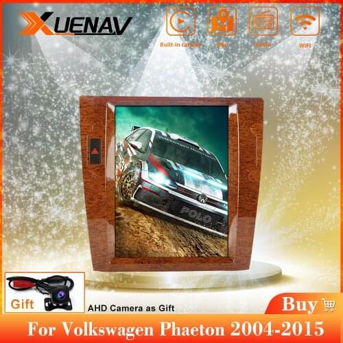 12.1 inch Multimedia GPS Navigati Carplay headunit Car Radio Tesla Screen Video Player For Volkswagen Phaeton 2004-2015