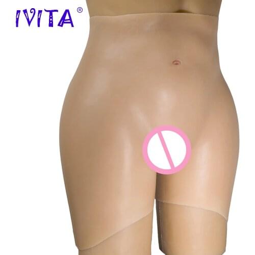 IVITA Hot Sale Fake Vagina Transgender And Crossdressing Silicone Vagina Panties For Crossdresser Shemale Enhancement Underwear