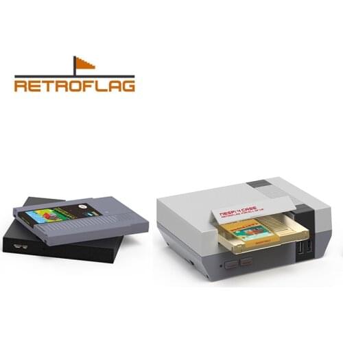 Retroflag NES Cartridge Style Hard Drive Enclosure for NESPi 4 Case Raspberry Pi PC Laptop Android TV HD Player