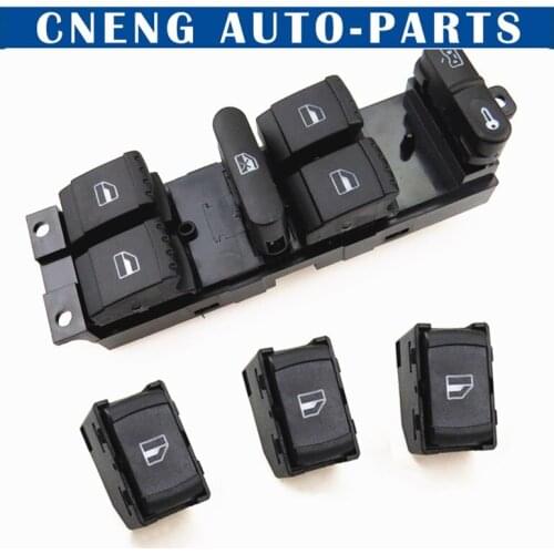 Car interior Driver Side Master Power Window Switch Button For Passat B5 Bora Golf 4 MK4 Seat Leon Toledo 1J4959857D 3B0959855B