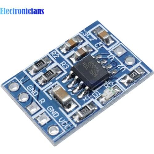 2Pcs HXJ8002 Power Amplifier Board Mini Audio Voice Amplifier Module Replace PAM8403 2.0-5 .5 V