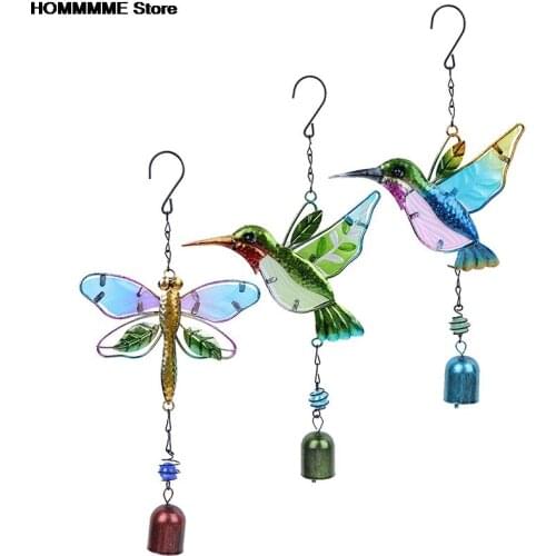 Handmade Bird Wind Chime For Wall Window Door Wind Bell Hanging Ornaments Vintage Home Campanula Decoration Crafts