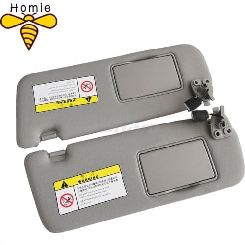 For Hyundai 2005 2006 2007 2008 2009 Sonata Nf Nfc Sun Visor Sunshade Assembly Gray Cosmetic Mirror 852010R300X6 852020R300X6