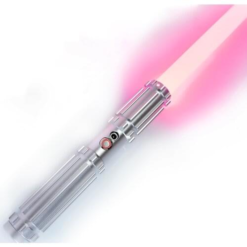 DamienSaber RGB Lightaber Proffie Soundboard Smooth Swing Metal Heavy Dueling Handle Saber Toys With Color and Volume Changing