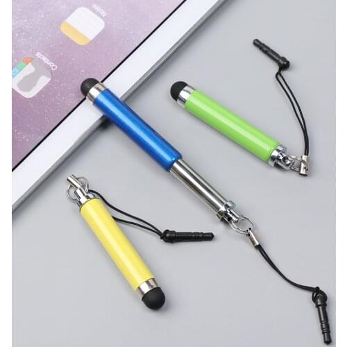 3Pcs Universal mini Capacitive Pen Retractable Screen Stylus Touch Pen for iPad iPhone PC Mobile Phone