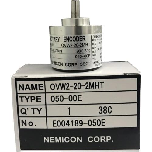 Stock 6mm shaft optical sensor OVW2-20-2MHT 2MHC 2MD 2000 pulse solid shaft rotary encoder original encoder