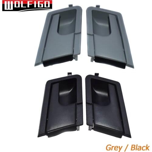 WOLFIGO Gray/Black Front Left Right Inner Door Handle 701837019,701 837 019,701837019G, 7D0837020A For Transporter T4 1990-2003