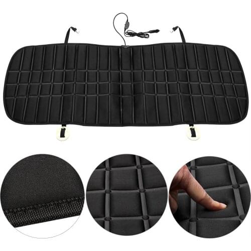 30-65 ° C 1 Pc DC 12V Warm Car Heating Cushion Heated Mat Rear Seat Heater Two Temperature Vehicle Warmer Cover Car Seat Cushion