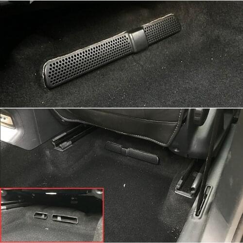 2pcs/Set Car Seat Air Conditioner Outlet Vent Cover Grille Tirm Sticker For Skoda Kodiaq Octavia A7 2016-2017 Superb B8