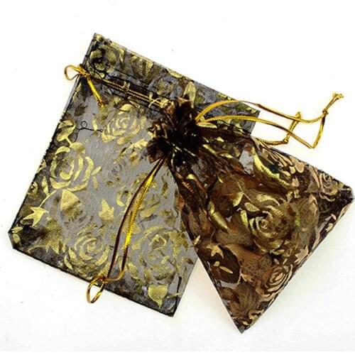 50Pcs/bag 13x18 cm Organza Bags Wedding Pouches Nice Gift Bag Jewelry Packaging Transparent Gauze Bag 9 Colors Selection 5ZSH335