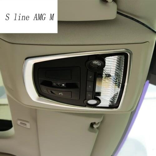 Car styling Dome Reading Light Decoration Frame Stickers Cover Trim accessories For BMW X3 F25 X4 F26 5 series F10 Accessories