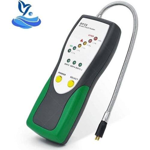 DUOYI DY23 automobile brake fluid moisture content inspection general oil quality dot 3 / 4 / 5 digital brake fluid detector