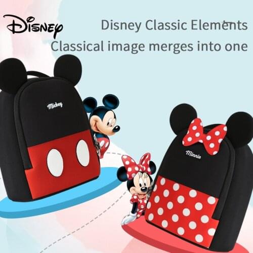 Disney Baby Bag Mickey Mouse Minnie Shape Girls Boys Backpack Kids School Cartoon Children Cute Kindergarten Nursery Book Bag