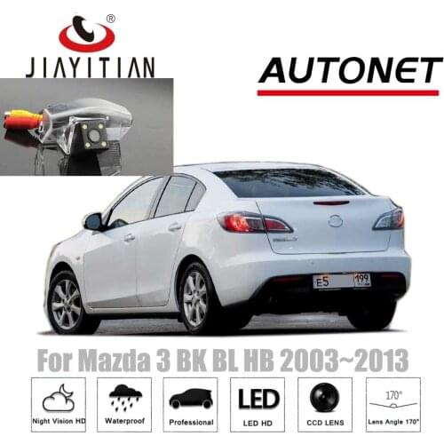 JIAYITIAN RearView Camera for mazda 3 BK 2003~2009 BL 2008~2013 CCD Night Vision License Plate camera Reverse Camera backup