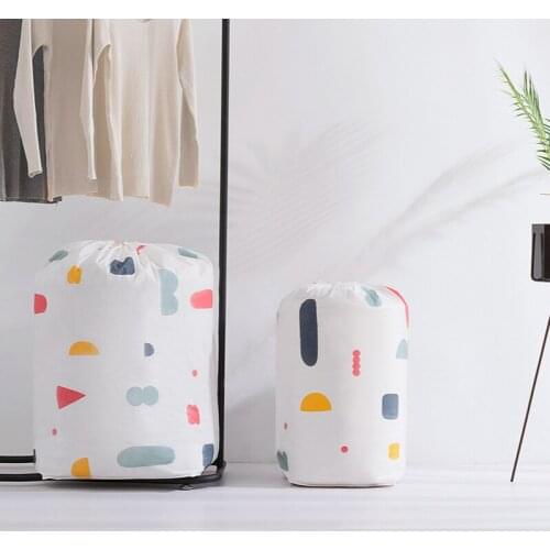 JSWORK Packaging Shipping Storage Bags Closet Mylar Dorm Room Essentials Reusable Clothes Organizer Eco Friendly