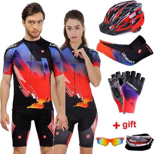 Mens Cycling Short Sets Pro Team 2020 Mountain Bike Clothing Women Sport Wear Quick Dry Bicycle Jersey Set Men Mtb Cycle Clothes