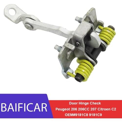 Baificar Brand New Genuine Front Rear Door Hinge Check Strap Door Stop 9181C8 9181C9 For Peugeot 206 206CC 207 Citroen C2