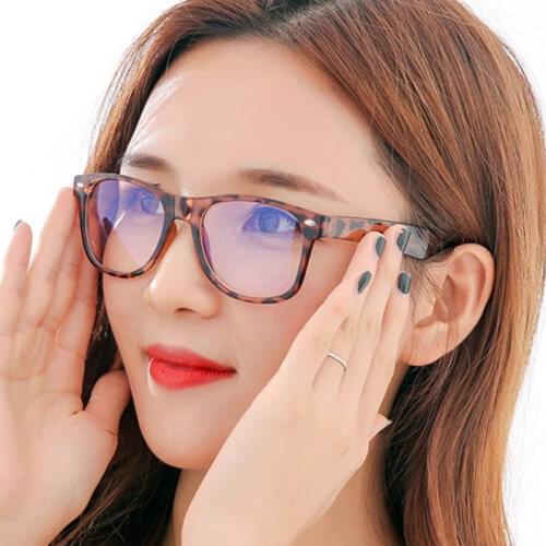 Optical Blue Coating anti radiation Eyewear Transparent Frames Vintage Computer Glasses Frame EyeGlasses Women Men Spectacle