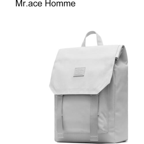 Brand Simple White Casual Square Backpack Women Small School Backpack For Girl Waterproof Fabric Mini College Bag