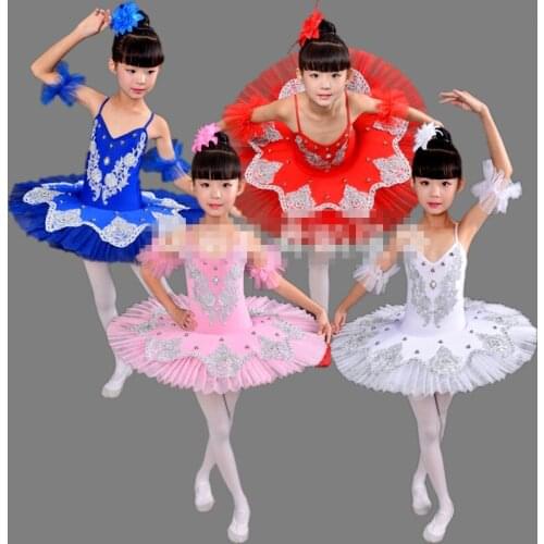 Kid Professional Swan Lake Ballet Tutu ballet dress for Children Ballerina Dress Kids Ballet Dress girl Dancewear tutu skirt