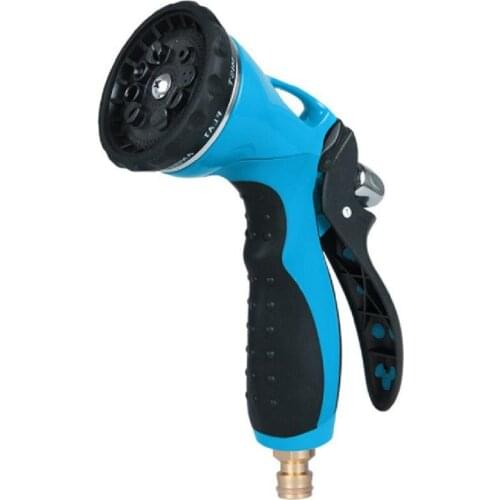 High Pressure Home Garden Spray Gun 8 Patterns Water Nozzle Water Gun Head Hose Sprayer Car Washing Sprinkler Cleaning Tools