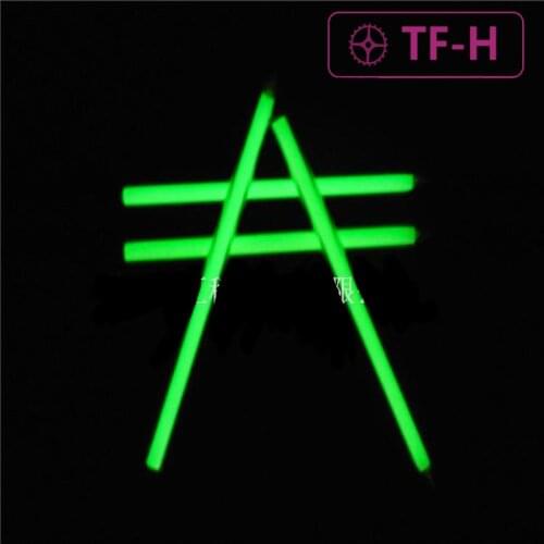 1pc-5 / 6* 80mm / 100 mm Green Zero Energy Consumption Self-emitting Tritium Tube Signal Light Lamp Spill and Drop-resistant