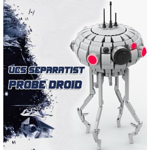 Sapce Wars Anti-Gravity Floating Scout Robot Imperial Separatist Probe Droid Model Building Blocks Collector Toys