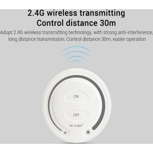 Milight FUT087 2.4G wireless Touch Dimming Remote Dimmer Adjust Brightness LED Controller For Miboxer led lamp lights product