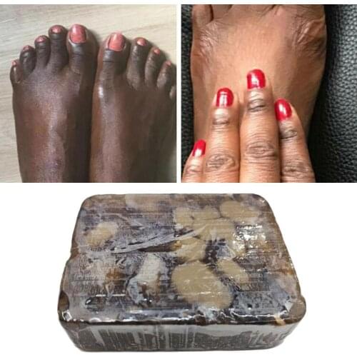 African Black Soap Multi-purpose Beauty Black Soap Relieve Acne Help Clear Spots Removing Makeup Magical Bathroom Supplies Soap