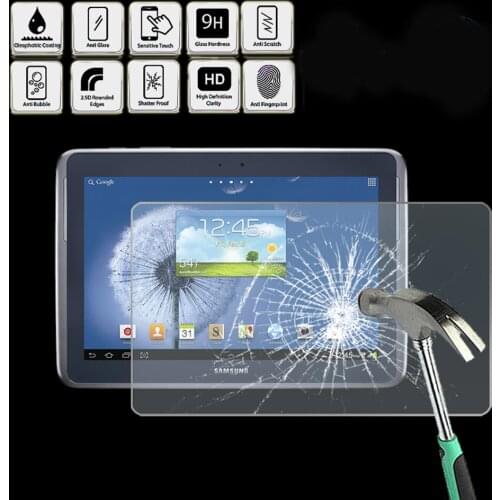 For Samsung Galaxy Note 10.1 N8000 N8010 - Tablet Tempered Glass Screen Protector Cover Screen Film Protector Guard Cover