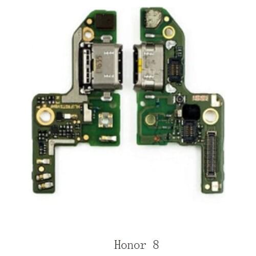 New For Huawei Honor 8 USB Charger Charging Dock Connector PCB Board Ribbon Plug Flex cable + Headphone Jack Audio Repair Part