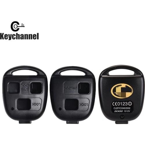 1PCS Car Key Fob Shell Case For Lexus ES300 FJ HYQ12BBT GX470 HYQ1512V LX470/570 RX300 GS300 IS200 Replacement Shell No Blade