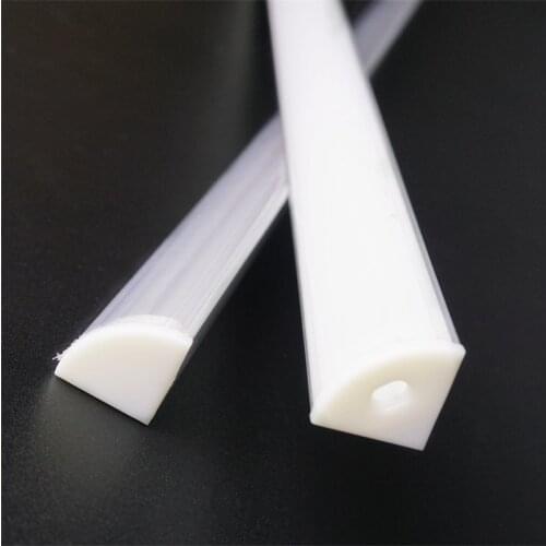 10pcs/lot 45degree corner aluminum profile for 5050 led strip,milky/transparent cover for 12mm pcb with fittings