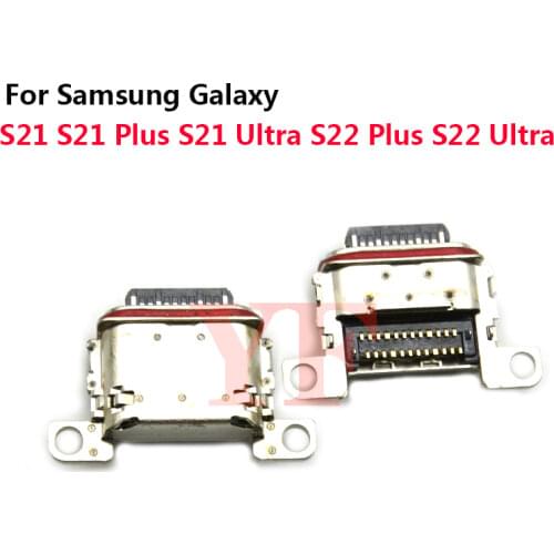 100pcs USB Charging Charge Port Dock Socket Connector For Samsung Galaxy S21 / S21 Plus / S21 Ultra