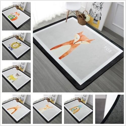 120*180cm Animal Printed Carpet Living Room Children Bedroom Rugs And Carpets Computer Chair Floor Mat Cloakroom Carpet