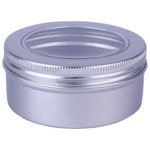 150G aluminum jar pot tea tin bottle for day night cream wax essence gel moisturizer skin care cosmetic packing