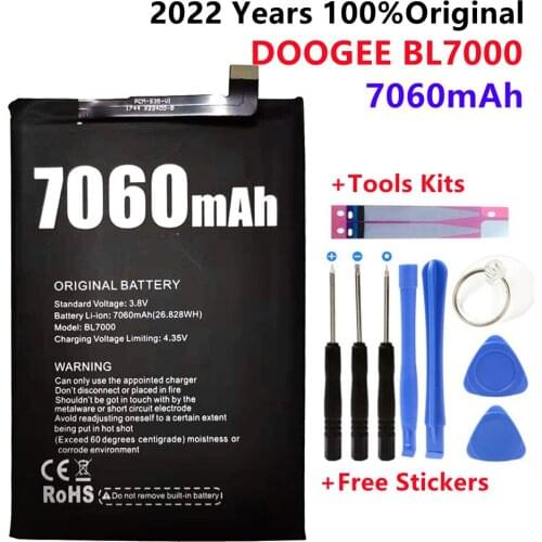 Mobile phone battery DOOGEE BL7000 battery 7060mAh Long standby time High capacit DOOGEE Mobile Accessories