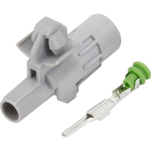 1 Pin gray sheathed car harness connector plug car waterproof connector 7282-1113-40