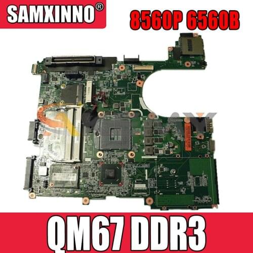 646963-001 646963-501 Laptop motherboard For HP Probook 8560P 6560B QM67 PGA 988B Notebook Mainboard 0105FM00 216-0809024 DDR3