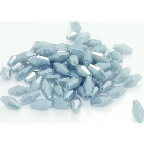 100 pieces exquisite 4x8mm Austrian Long Bicone crystal beads for Jewelry marking DIY necklace&Bracelet