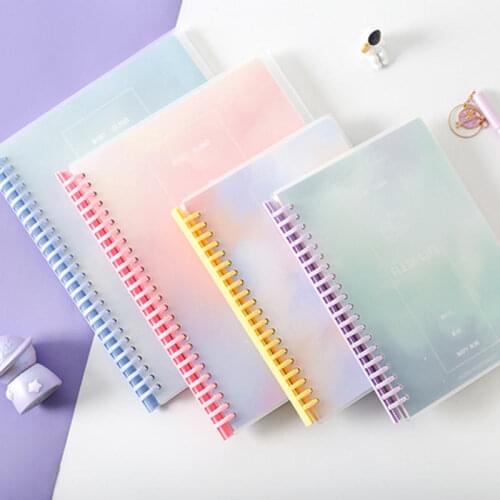 Macaron Note Book Loose Leaf Inner A5 B5 Ring Binder Notebook Diary Binder Office School Supplies