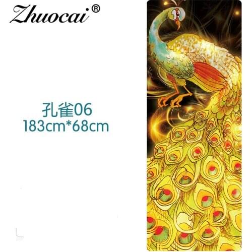 More 183cm*68cm*1.5mm Natural Rubber Non-Slip Tapete Yoga Gym Mat Suede Fabric Lose Weight Exercise Mat Fitness Yoga Mat