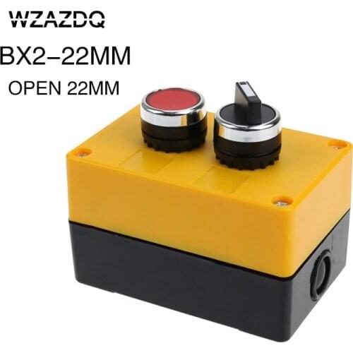 Bx2-22 double-hole button box 2 hole 2 hole button box 2 hole opening 22MM