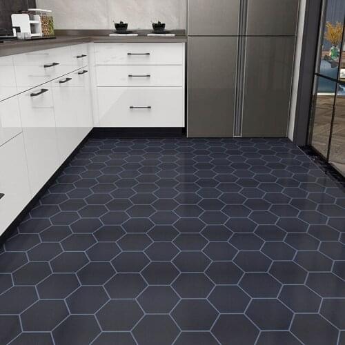 Imitation floor tile self-adhesive thickened floor leather cement floor directly paved household wear-resistant wall stickers