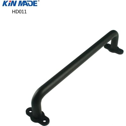 KIN MADE Cast Iron Steel Sliding Barn Door Pull Handle Handrail Grab Bar w/ Screws Porch handrail