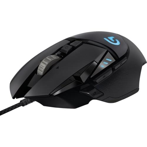 Logitech G502 HERO 121g High performance Gaming Mouse USB wired eSports Mice 16000dpi adjustable with LIGHTSYNC RGB
