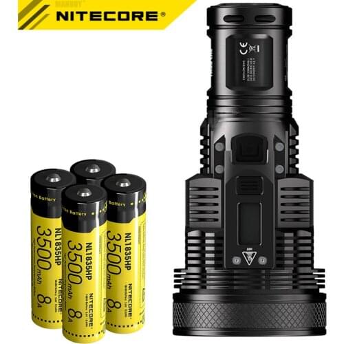 Nitecore tini monster TM39Lite with 4x18650 Rechargeable Batteries 5200Lms High Performance LED Flashlight outdoor Free Shipping
